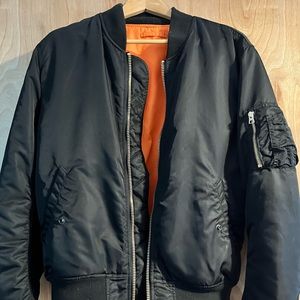 Mens Alpha Industries MA-1 flight bomber jacket